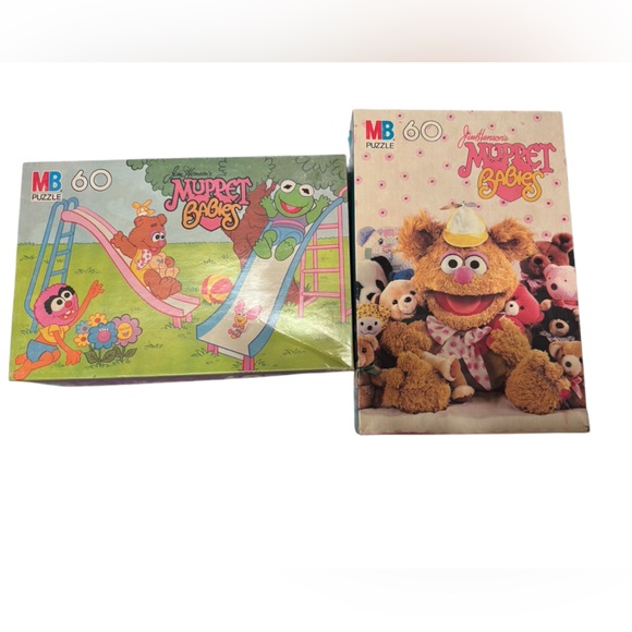 Muppet Babies vintage puzzles complete 1984 & 1987 - Picture 1 of 9